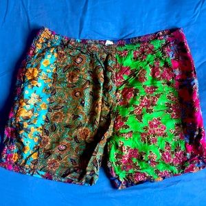 Super cute patchwork, hippie shorts